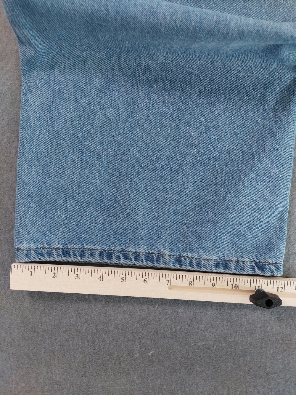 NWT YMI Studded Relaxed Wide Leg Jeans Medium Tint Size 7 28 High Rise Jeans - Picture 11 of 12